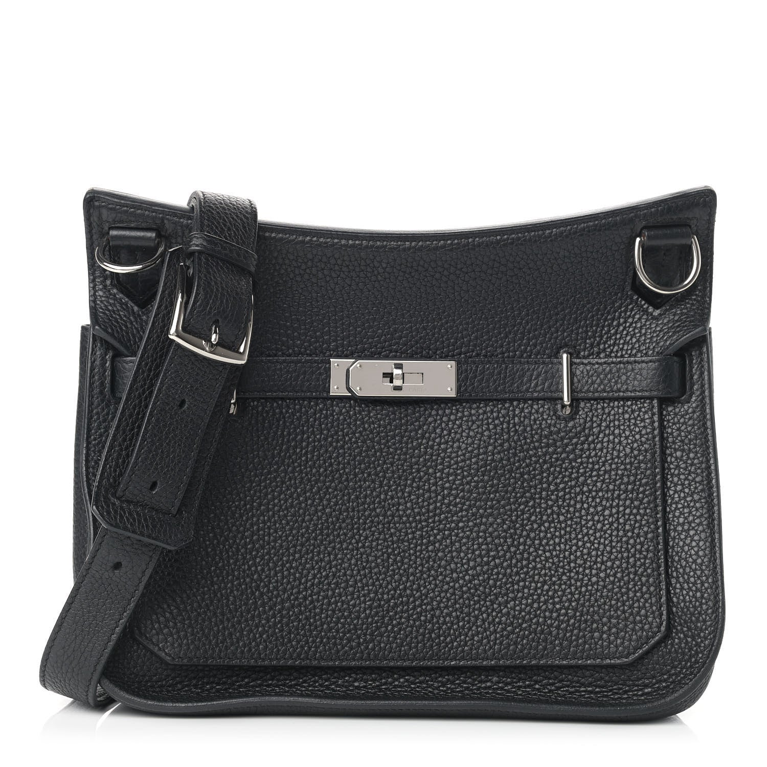 Hermes Taurillon Clemence Jypsiere 28 Black 1 of 19