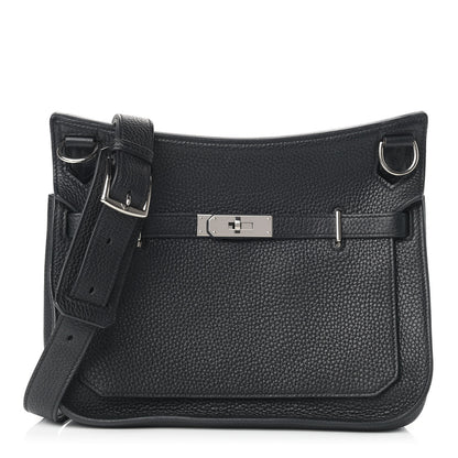 Hermes Taurillon Clemence Jypsiere 28 Black 1 of 19