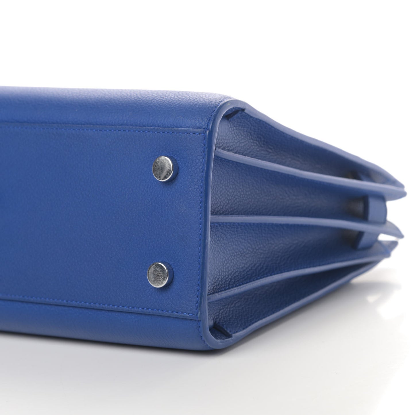Grained Calfskin Baby Sac De Jour Royal Blue