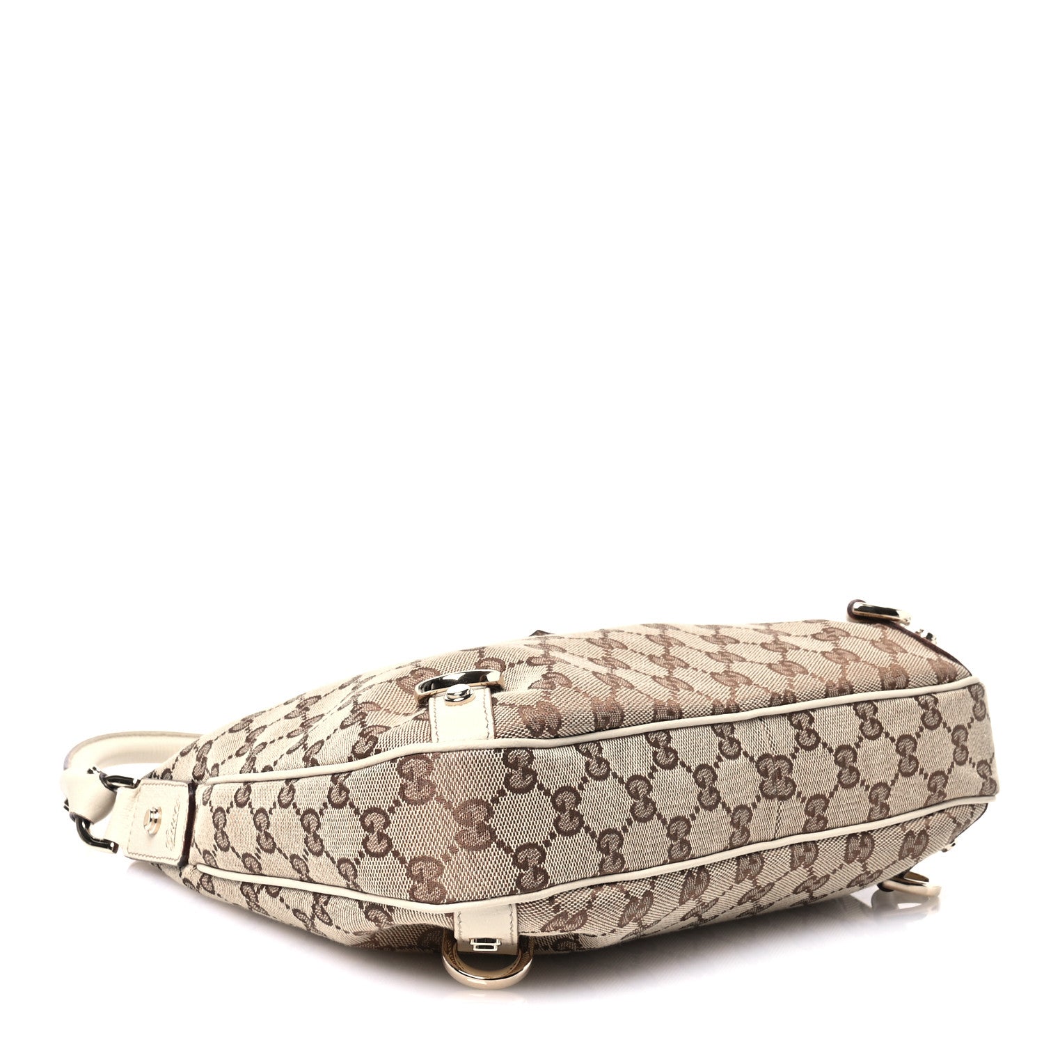 Gucci Monogram Medium Abbey D Ring Hobo Off White 4 of 11