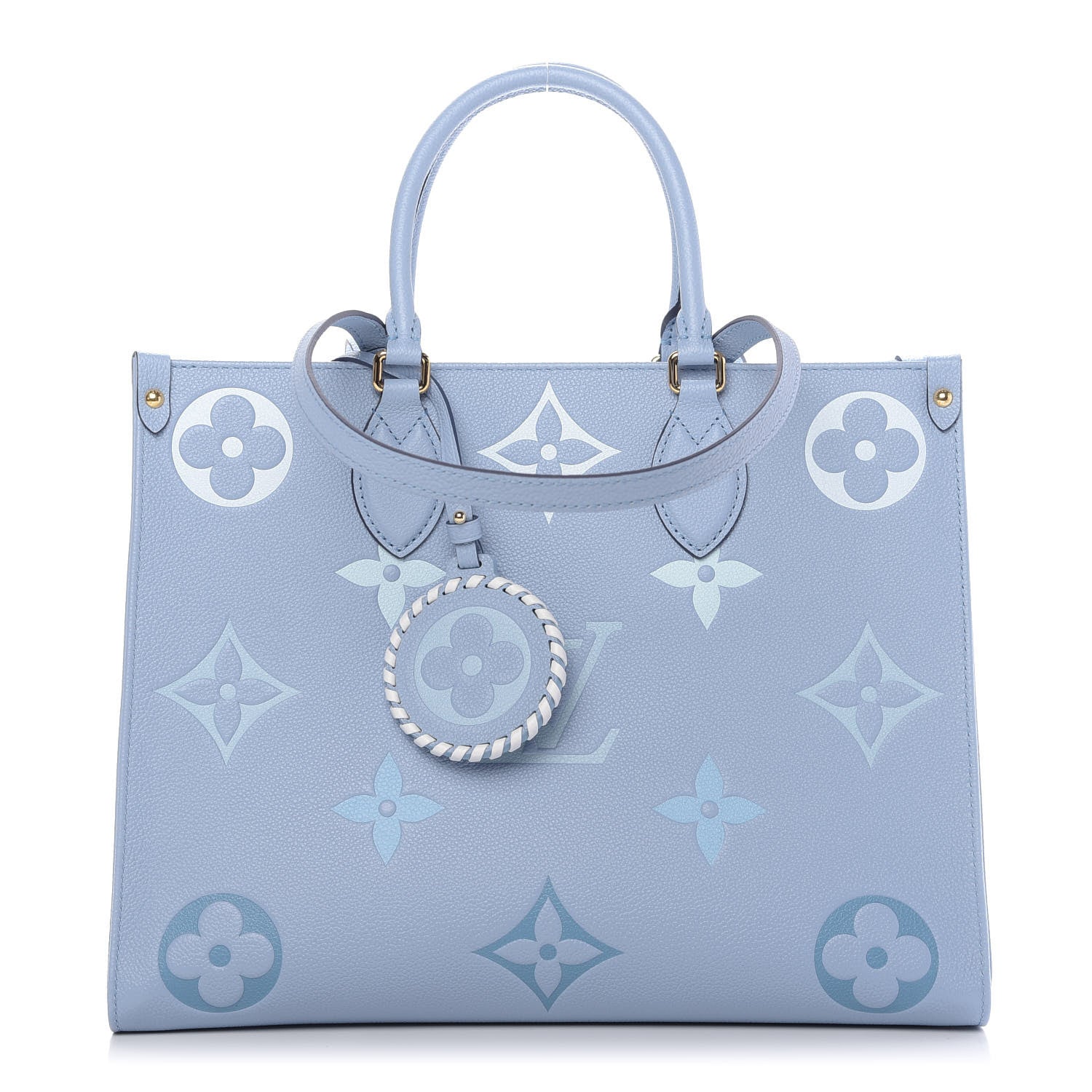 Louis Vuitton Empreinte Monogram Giant By The Pool Onthego MM Summer Blue 1 of 10