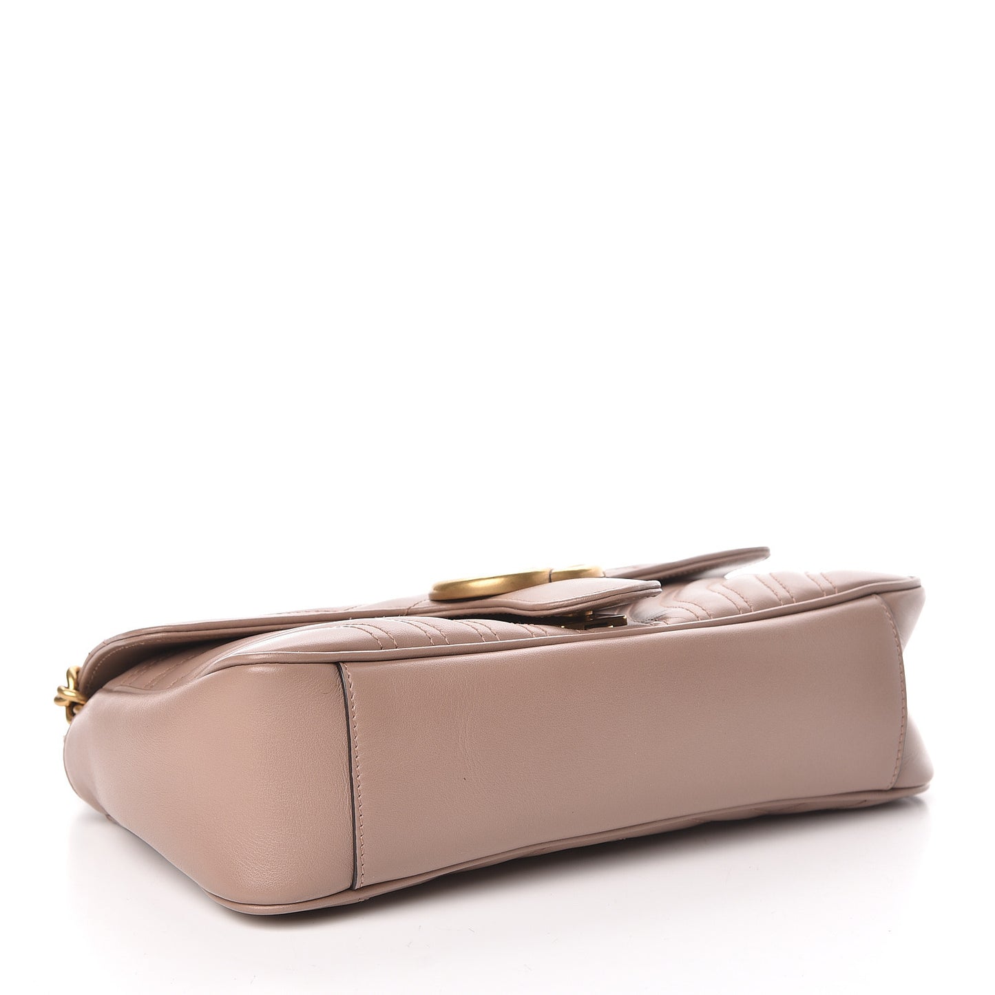 Calfskin Matelasse Small GG Marmont Shoulder Bag Porcelain Rose