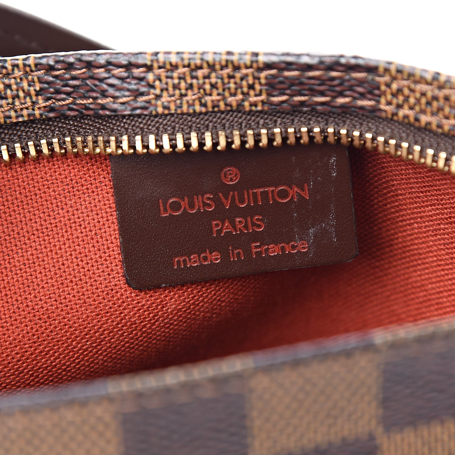Louis Vuitton Damier Ebene Navona Pochette Accessories 6 of 12