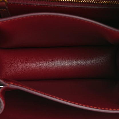 Celine Box Calfskin Small Classic Box Flap Bag Burgundy 5 of 11