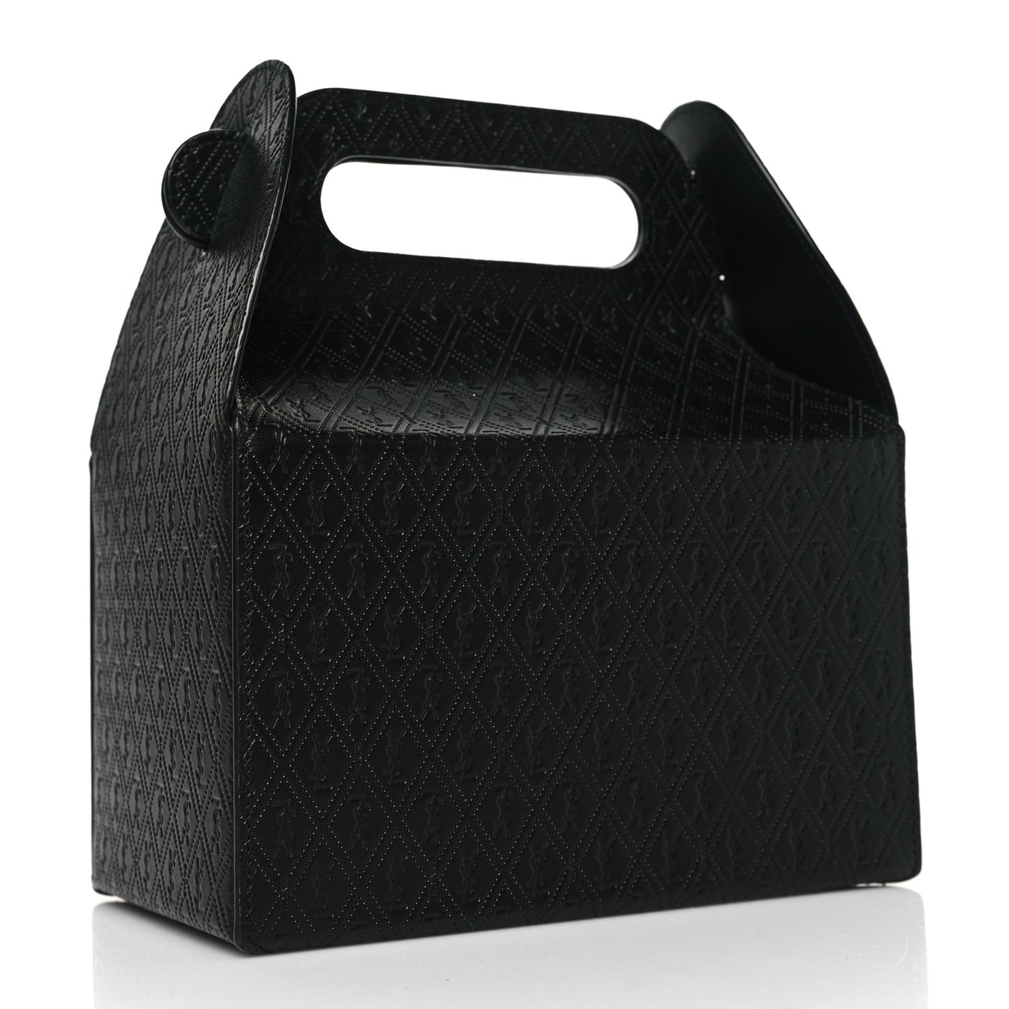 Calfskin Monogram Take Away Box Black