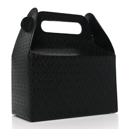 Saint Laurent Calfskin Monogram Take Away Box Black 3 of 10