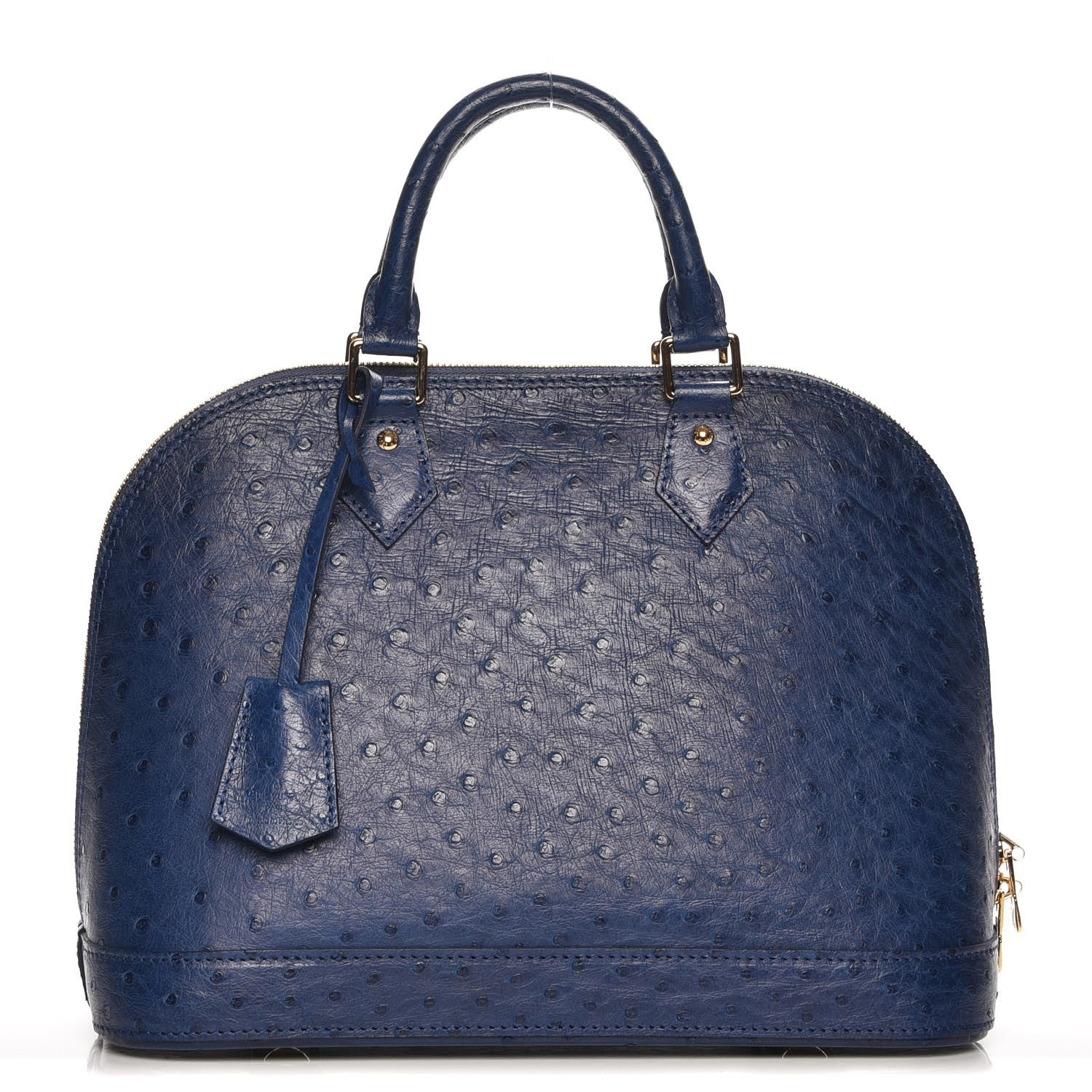 Louis Vuitton Ostrich Alma PM Indigo 1 of 6