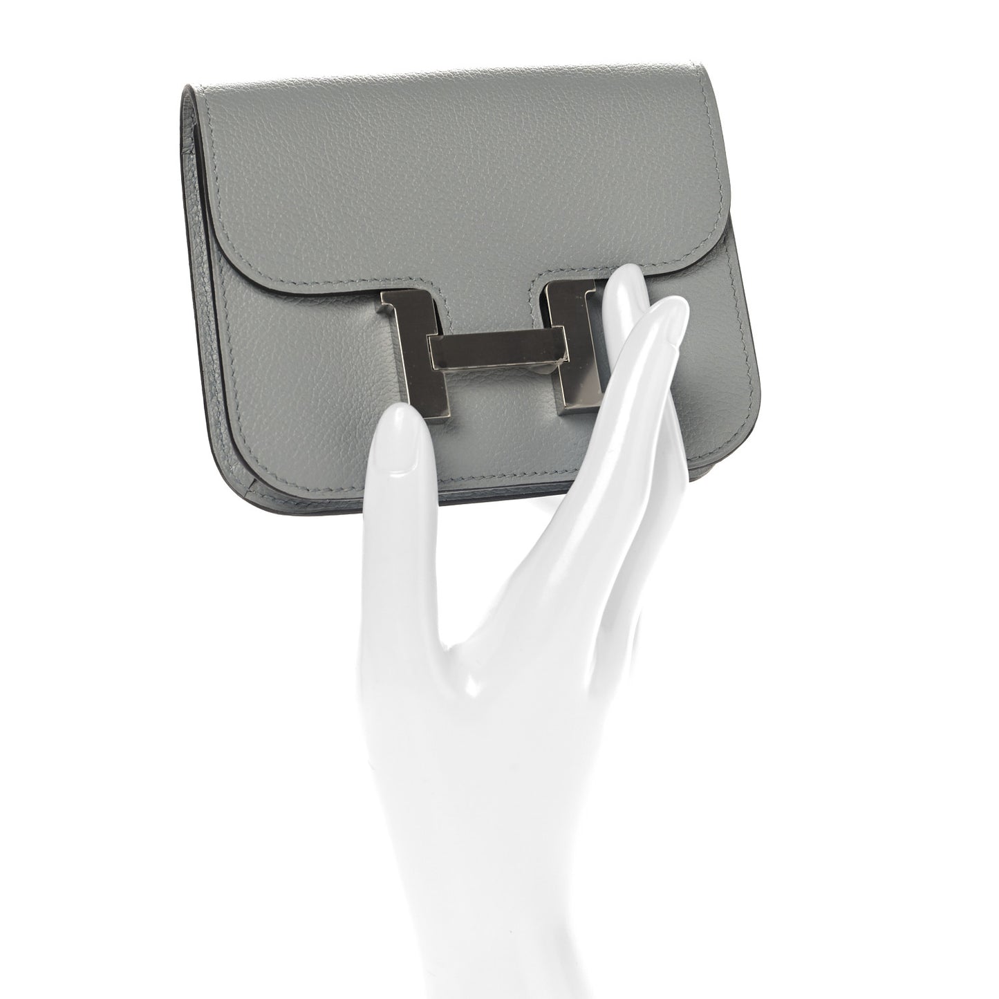 Evercolor Constance Slim Wallet Bleu Glacier