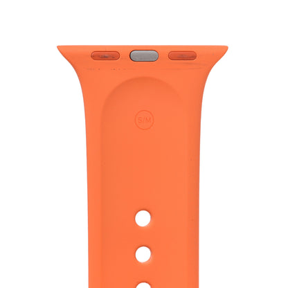 Hermes Silicone 38mm Apple Sports Watch Single Tour Band Orange 5 of 6