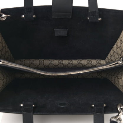 Gucci GG Supreme Monogram Dionysus Tote Beige Black 4 of 13
