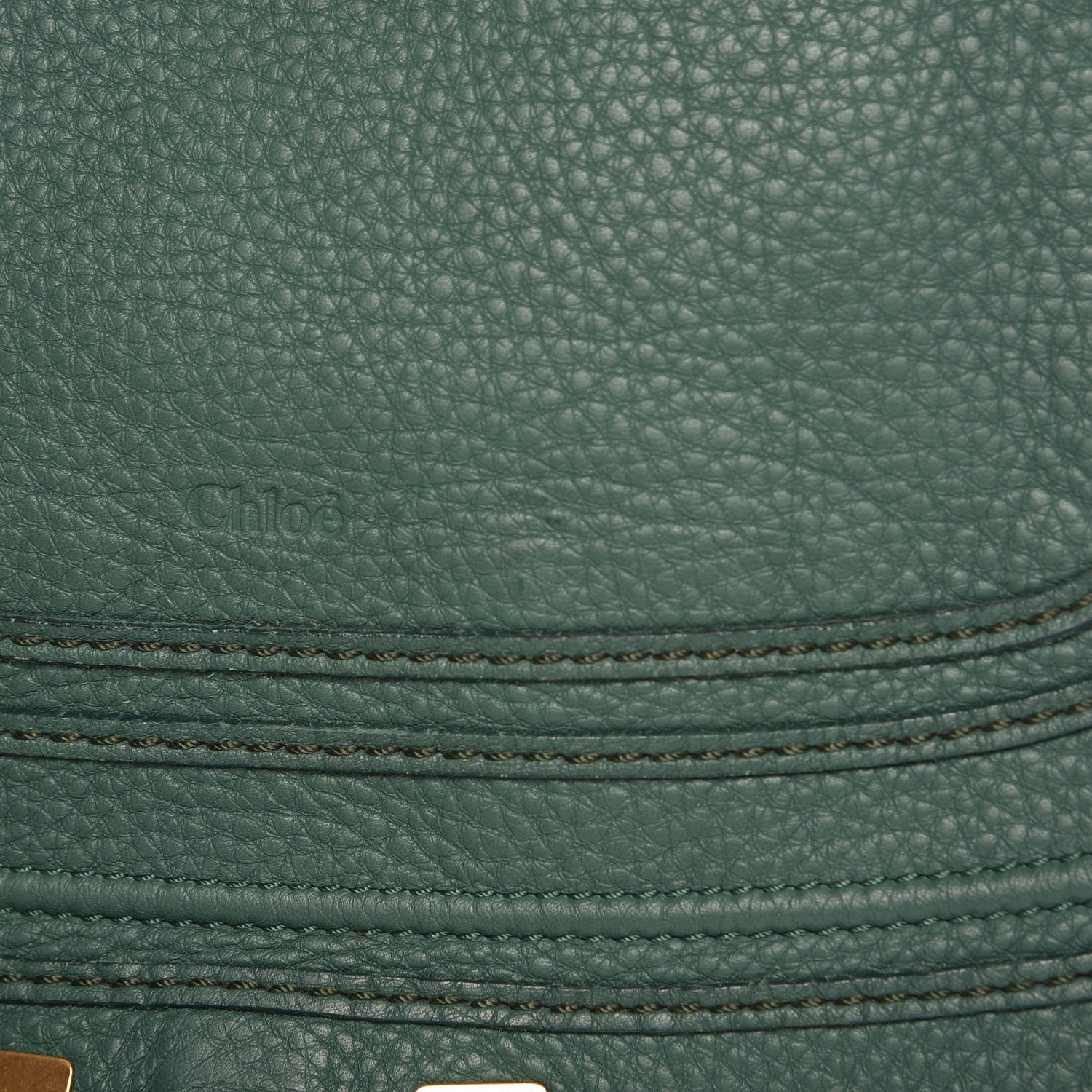 Chloe Calfskin Large Marcie Satchel Emerald 11 of 12