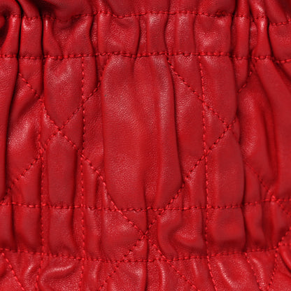 Christian Dior Gaufre Lambskin Cannage Delices Mini Bag Red 7 of 9