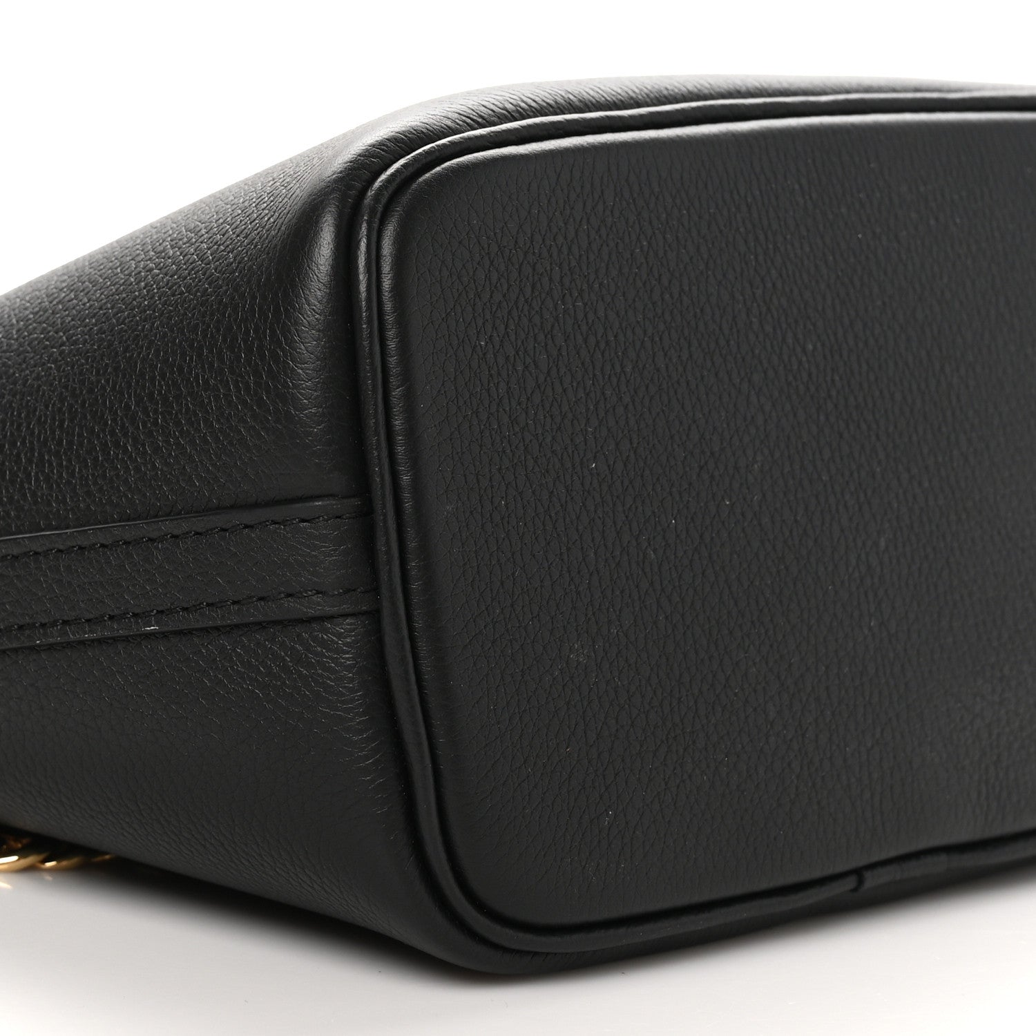 Louis Vuitton Calfskin Lock and Walk Bucket Black 9 of 10