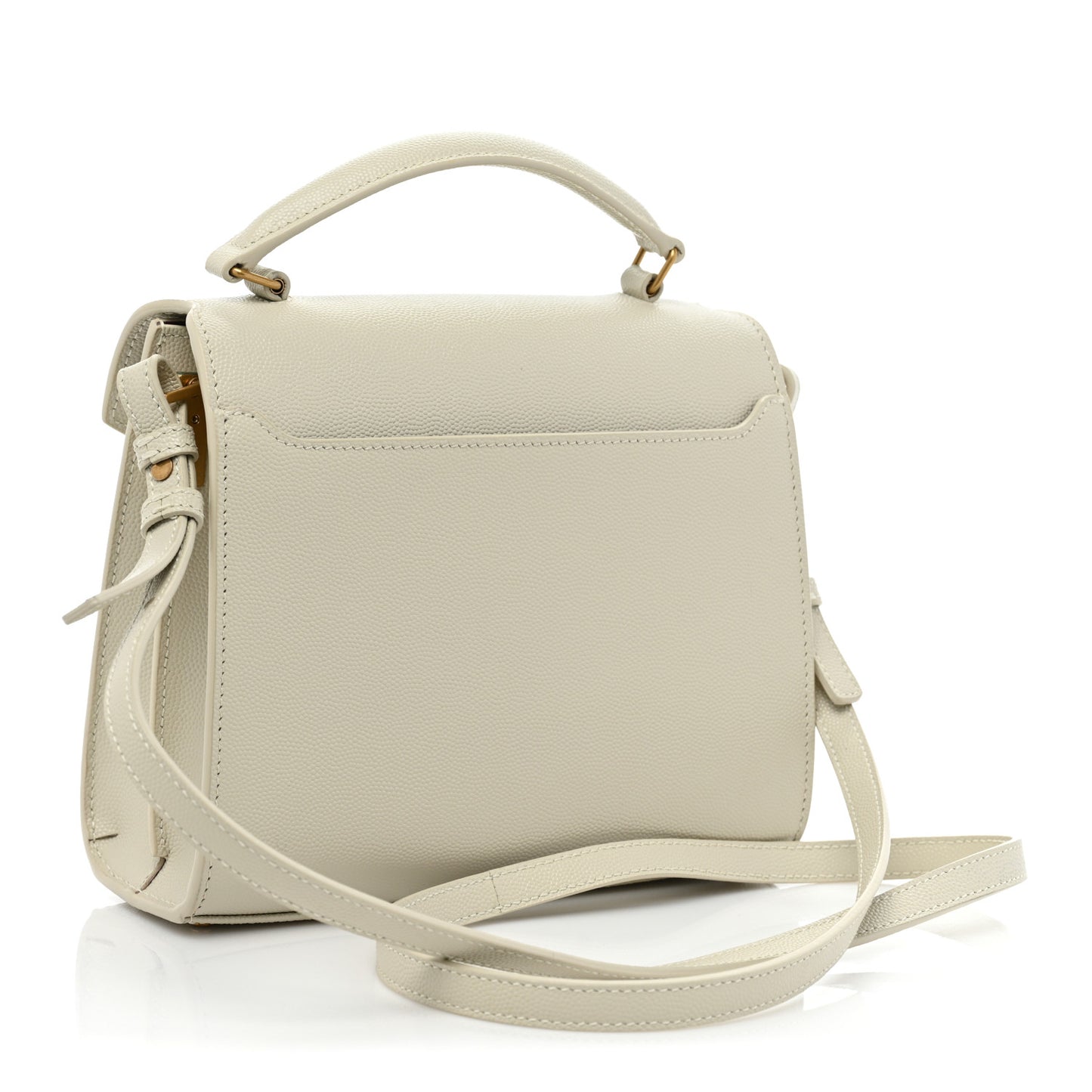 Grain de Poudre Mini Classic Monogram Cassandra Top Handle Vintage White