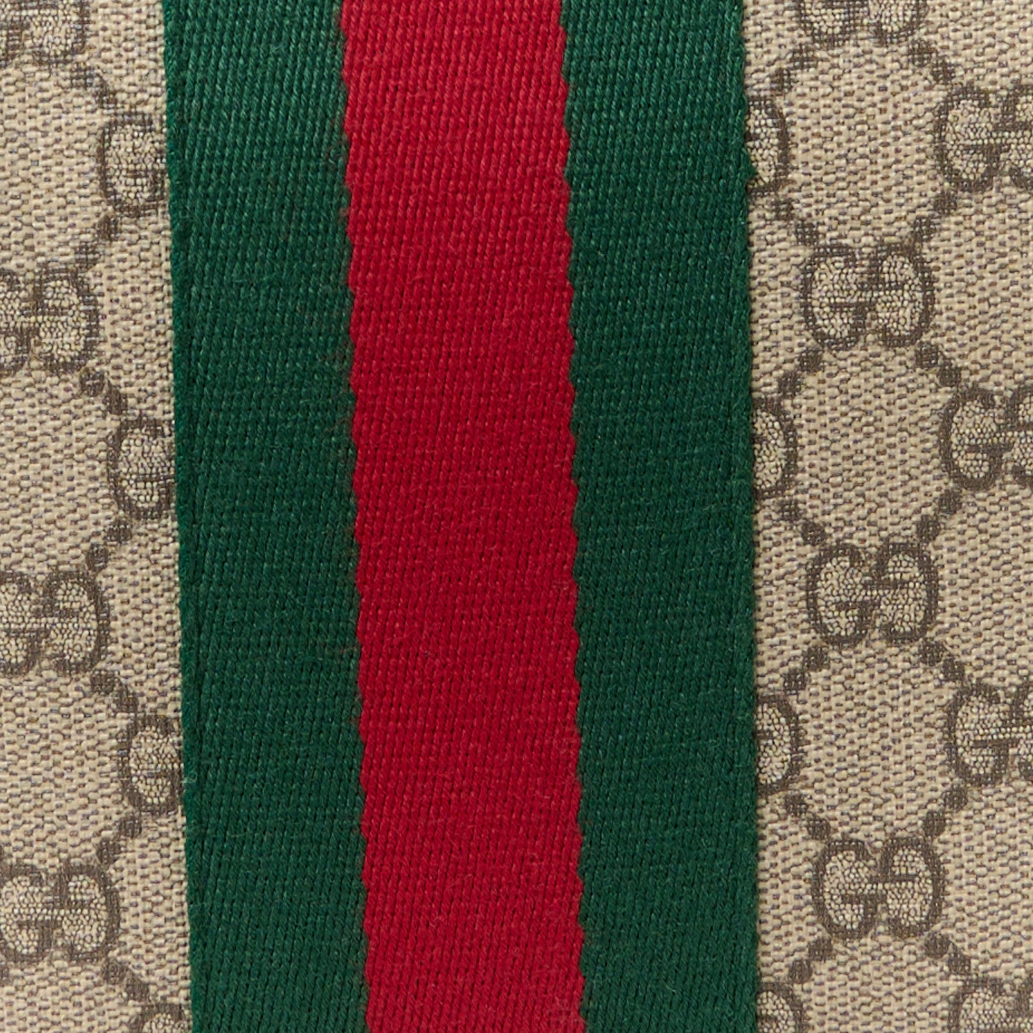 Gucci GG Supreme Monogram Web Messenger Bag Black 10 of 14