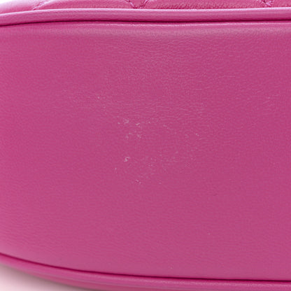 Versace Nappa Quilted Medusa Shoulder Bag Fuchsia 12 of 12