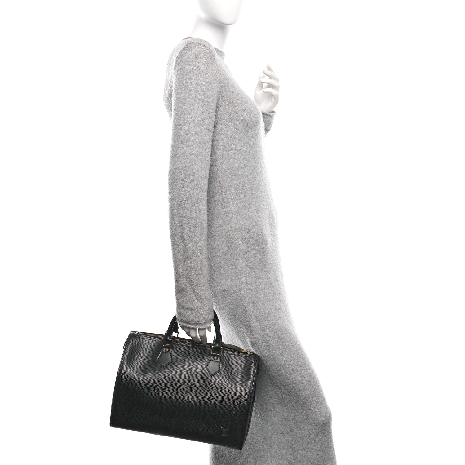 Louis Vuitton Epi Speedy 30 Black 2 of 11