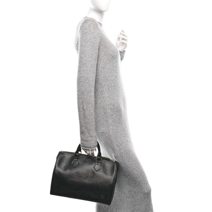 Louis Vuitton Epi Speedy 30 Black 2 of 11