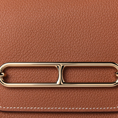 Hermes Evercolor Roulis Slim Wallet Gold 4 of 4