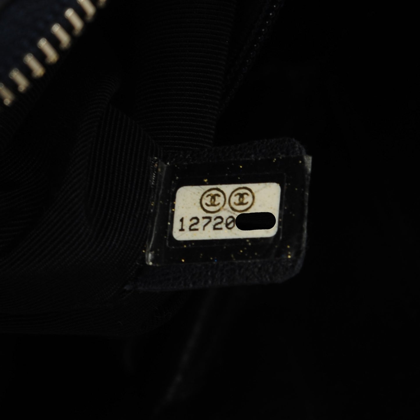 Lambskin Quilted Medium Camera Case Navy