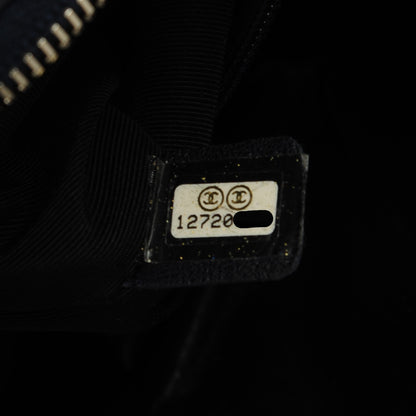 Chanel Lambskin Quilted Medium Camera Case Navy 7 of 7