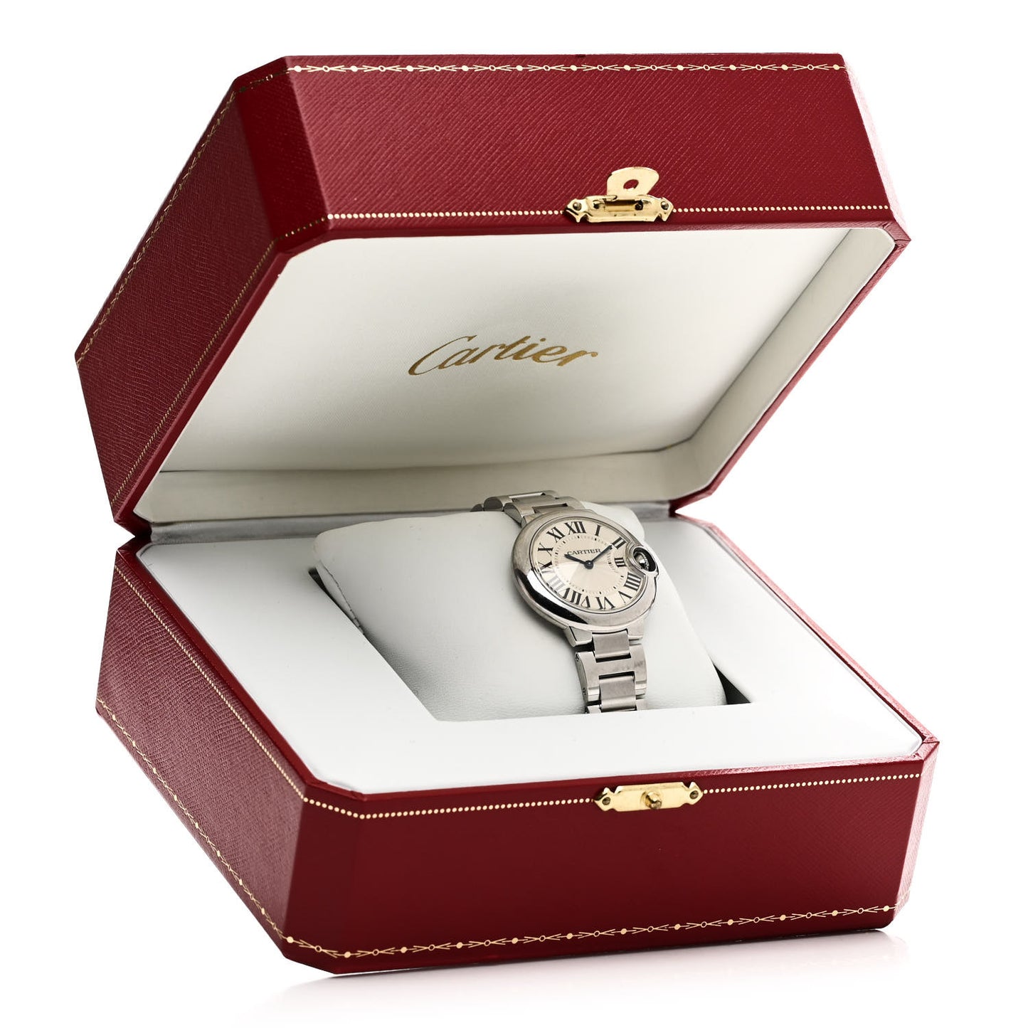 Stainless Steel 33mm Ballon Bleu De Cartier Quartz Watch