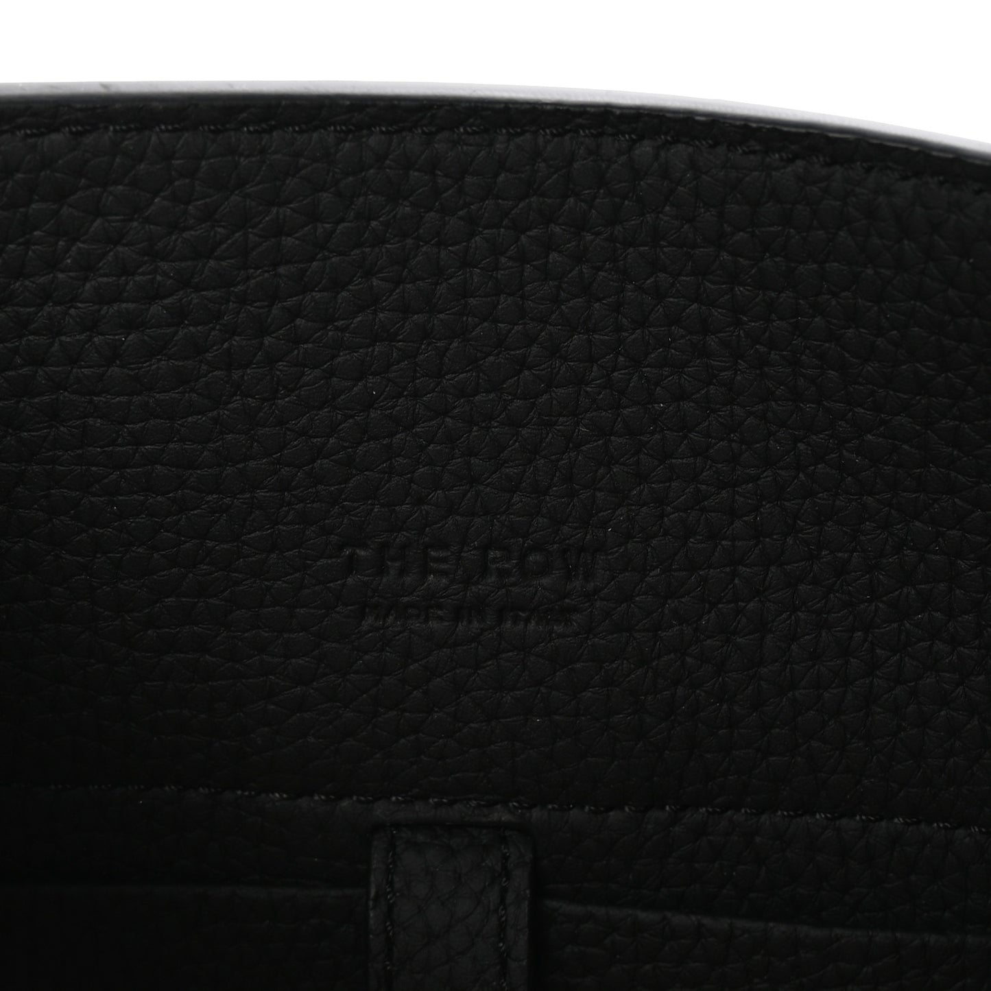 Grained Calfskin Soft Margaux 10 Bag Black