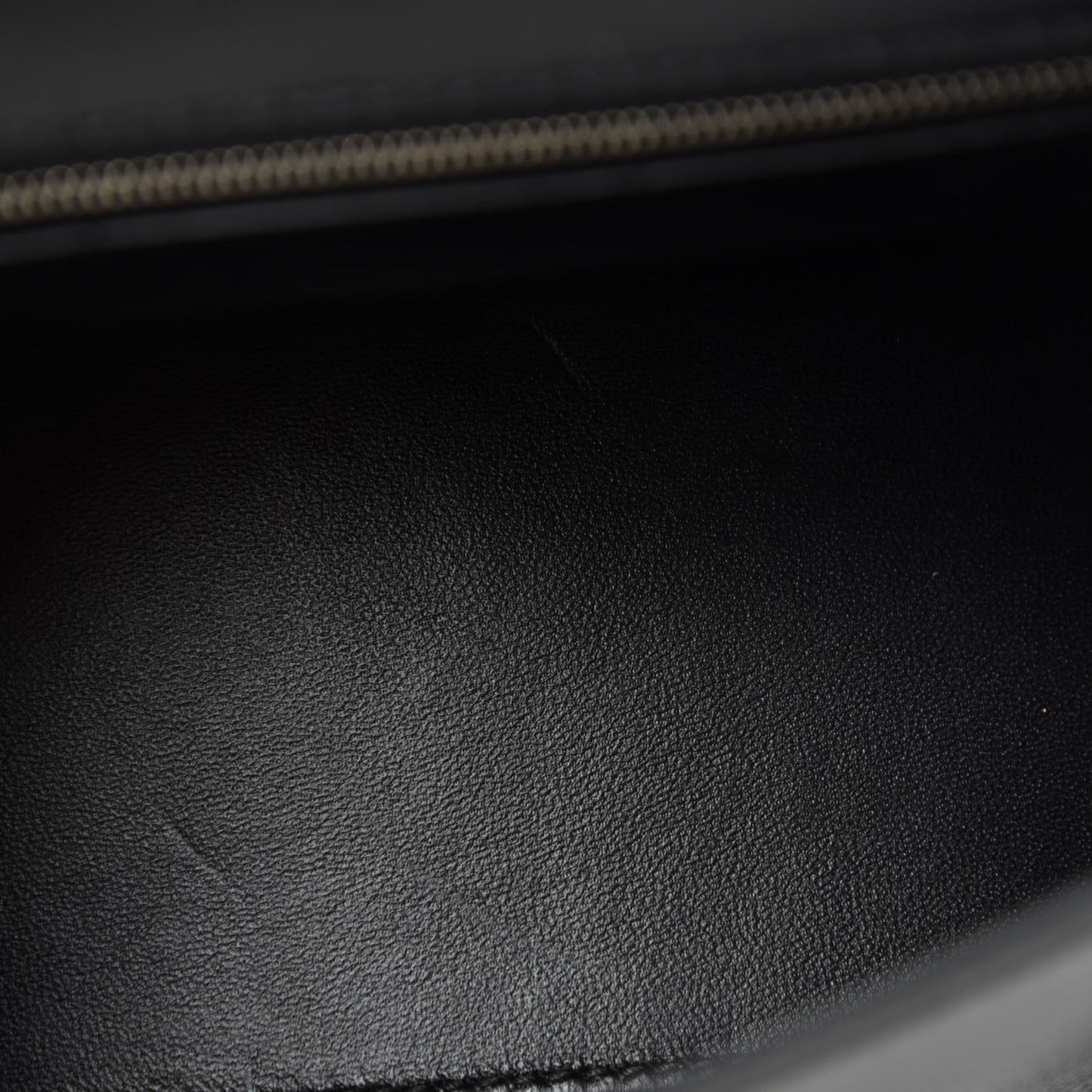 Grained Calfskin Small Hourglass Top Handle Bag Black