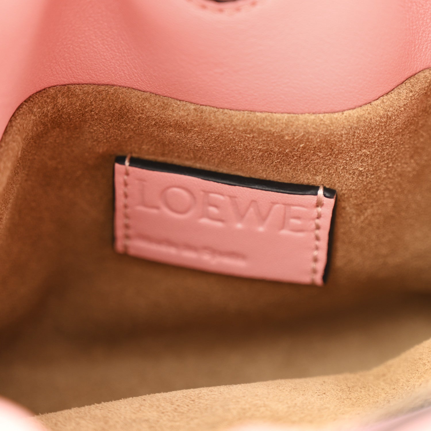 Loewe Calfskin Nano Flamenco Knot Clutch Warm Blossom 6 of 10