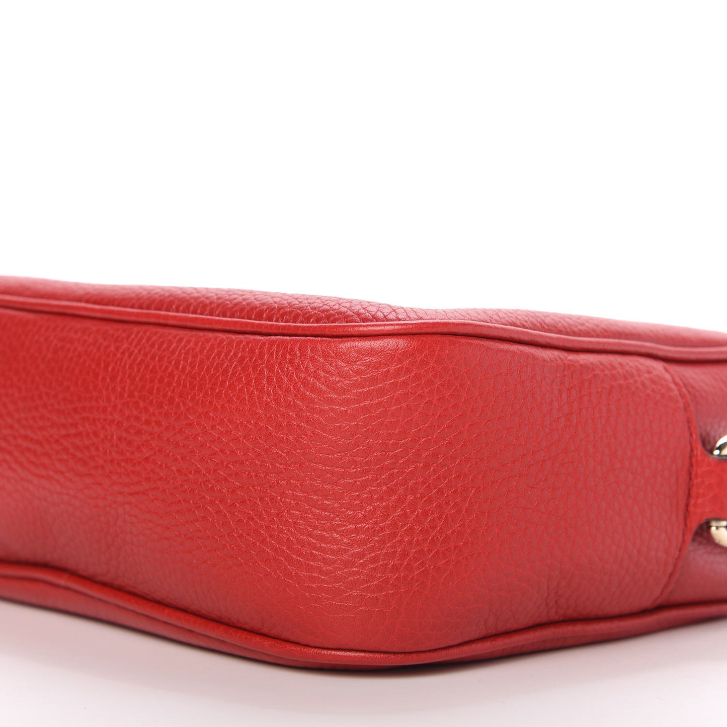 Pebbled Calfskin Small Soho Disco Bag Tabasco Red