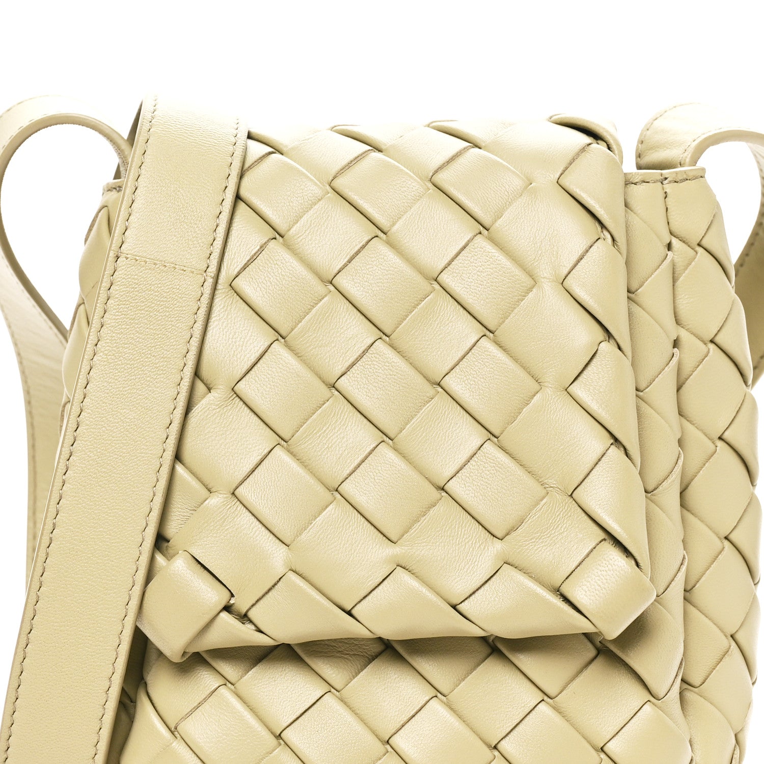 Bottega Veneta Nappa Intrecciato Mini Vertical Cobble Shoulder Bag Travertine 6 of 8