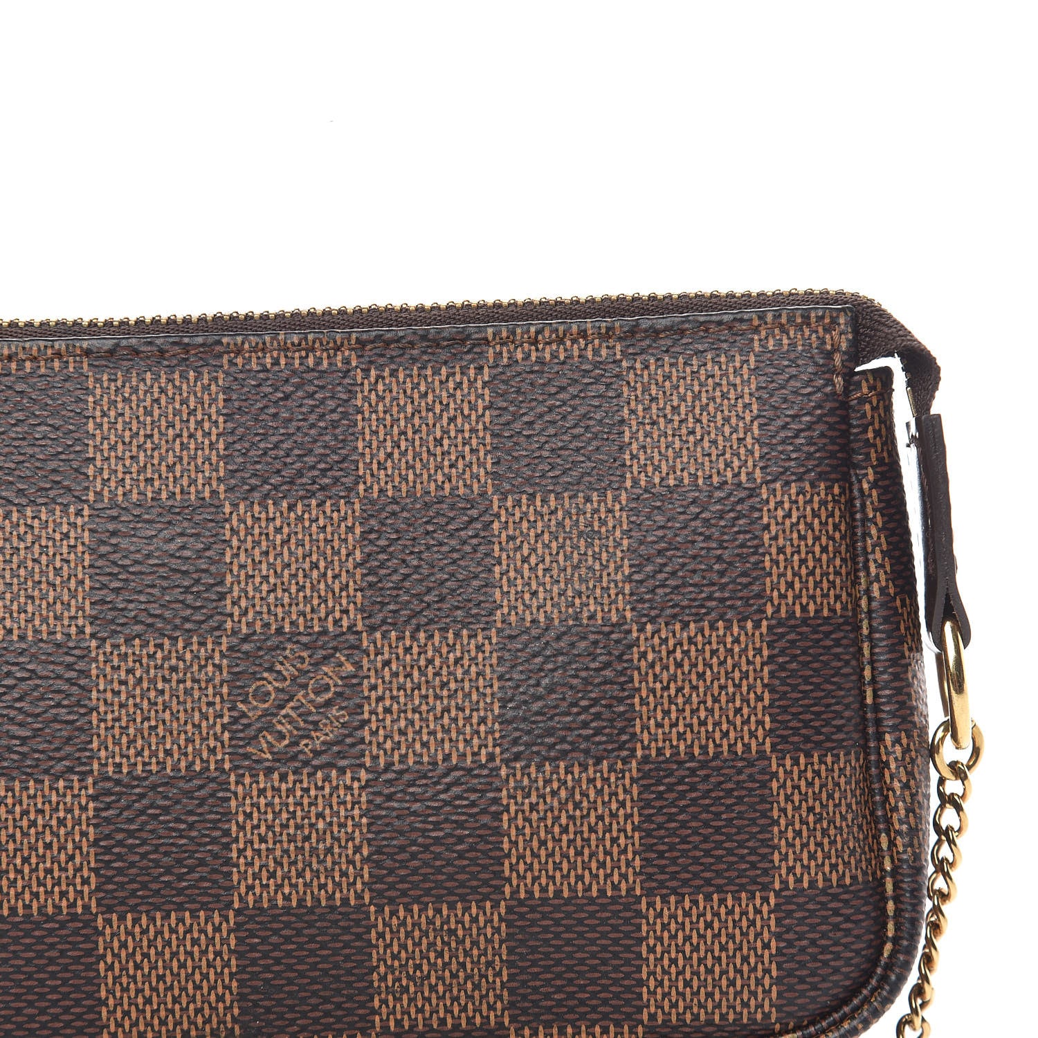 Louis Vuitton Damier Ebene Mini Pochette Accessories 8 of 10