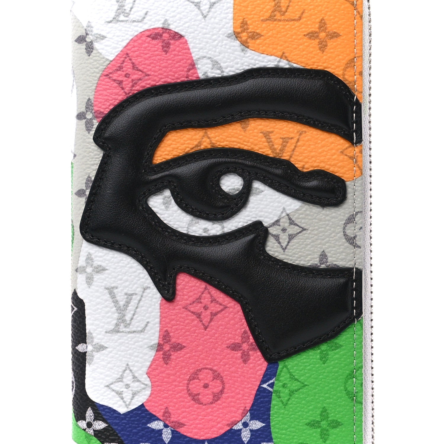Louis Vuitton Monogram Portrait Zippy Vertical Wallet Multicolor 9 of 12
