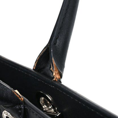 Chanel Aged Calfskin Quilted Be CC Tote Black 12 of 12
