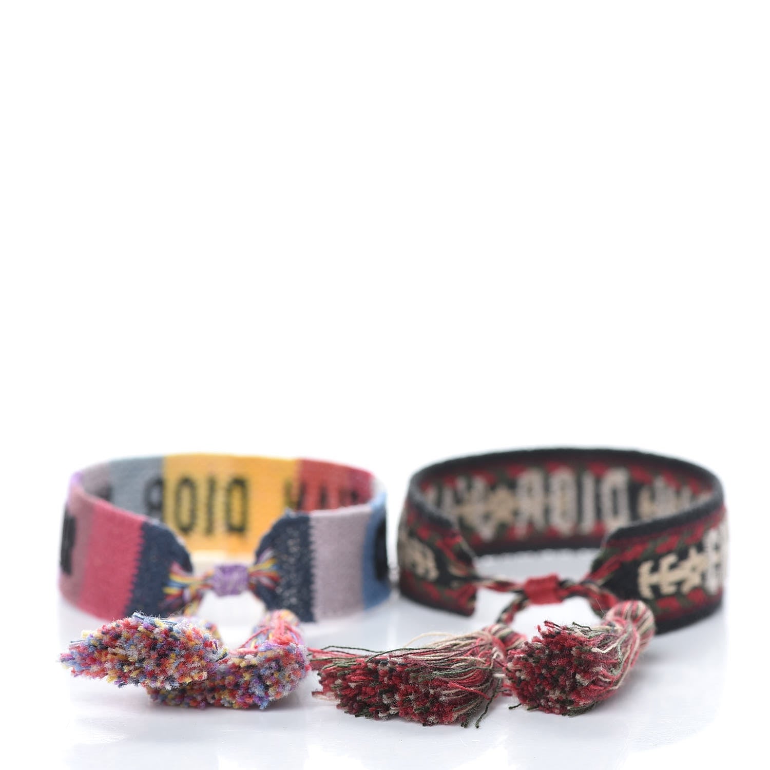 Christian Dior Woven Cotton J'Adior Friendship Bracelet Set Multicolor 3 of 4