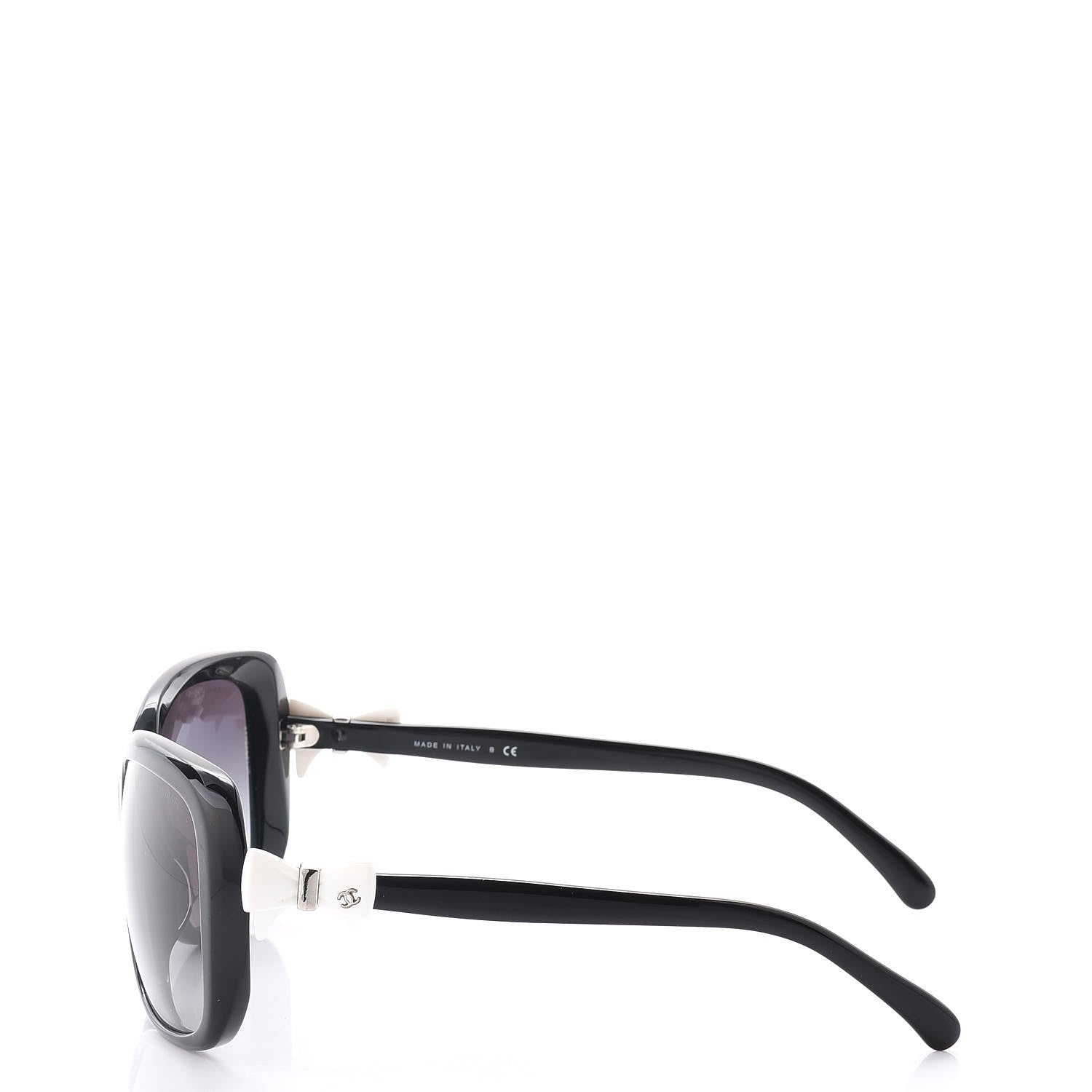 Chanel CC Bow Sunglasses 5171 Black White 3 of 8