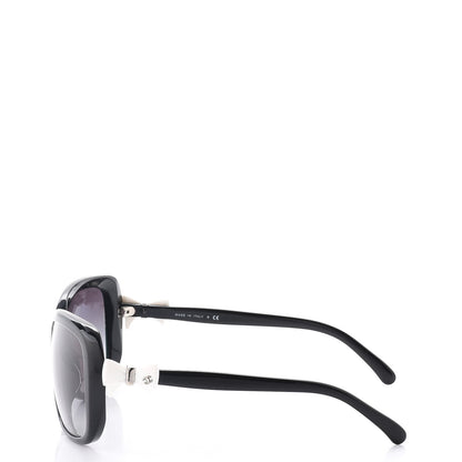 Chanel CC Bow Sunglasses 5171 Black White 3 of 8