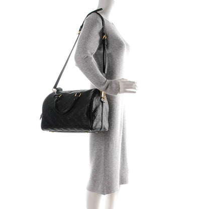 Louis Vuitton Empreinte Speedy Bandouliere 30 Black 2 of 7