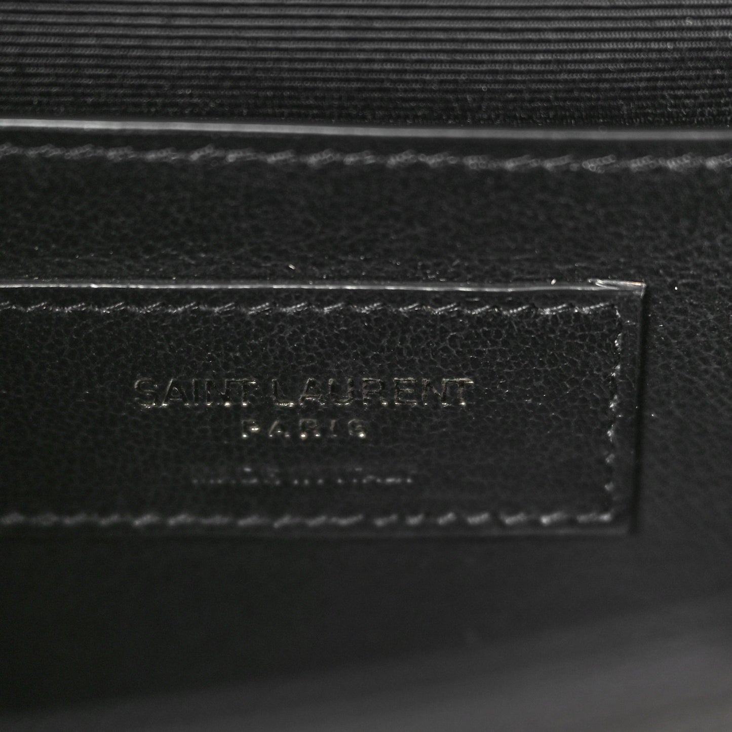 Grain De Poudre Small Monogram Monochrome Kate Satchel Black