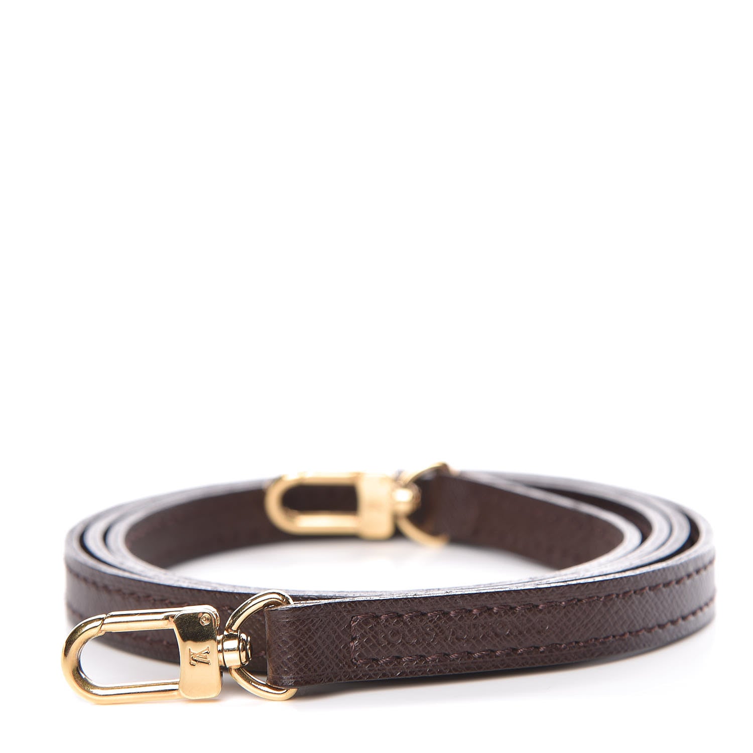 Louis Vuitton Calfskin 12mm Shoulder Strap Brown 1 of 5