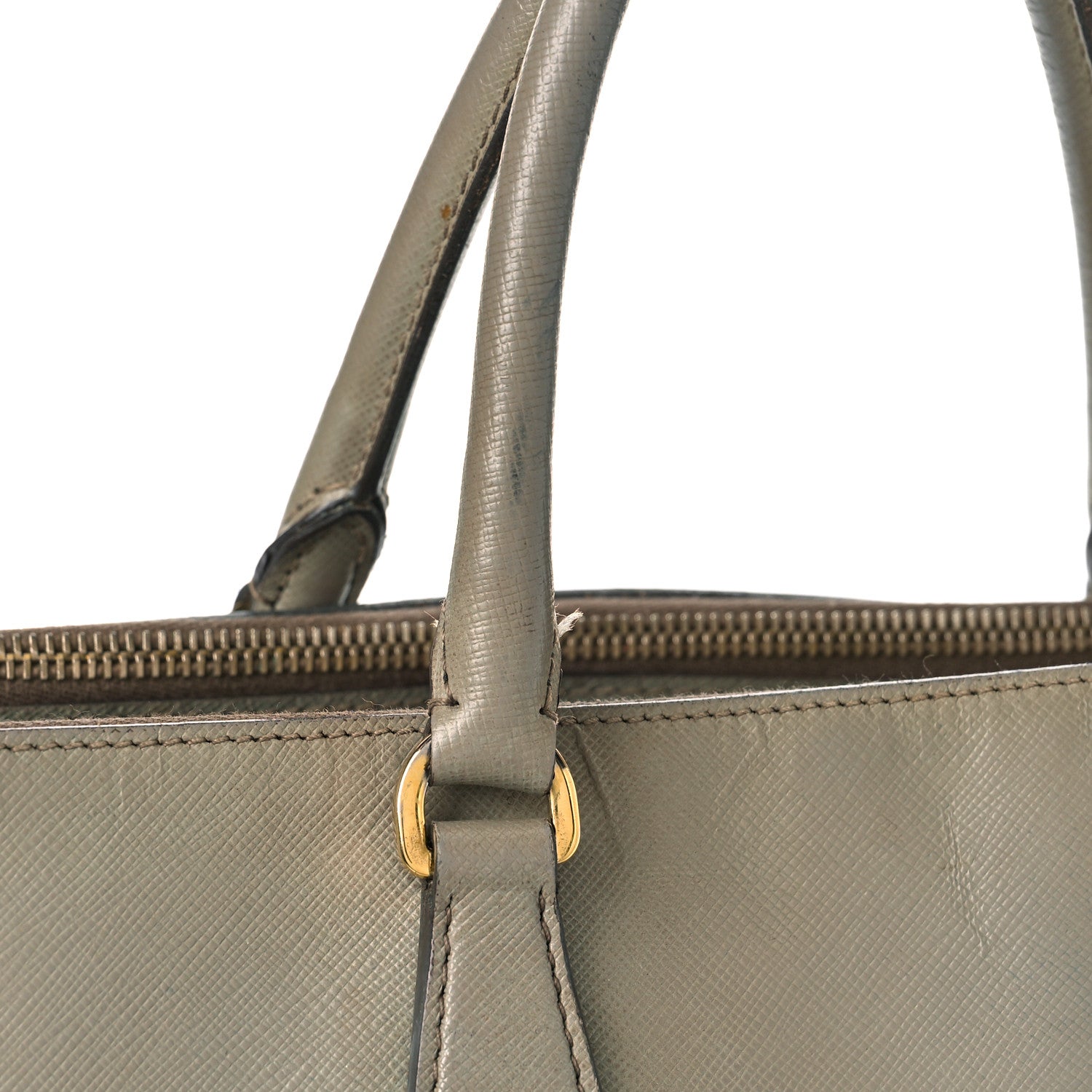 Prada Saffiano Medium Galleria Double Zip Tote Argilla 10 of 12