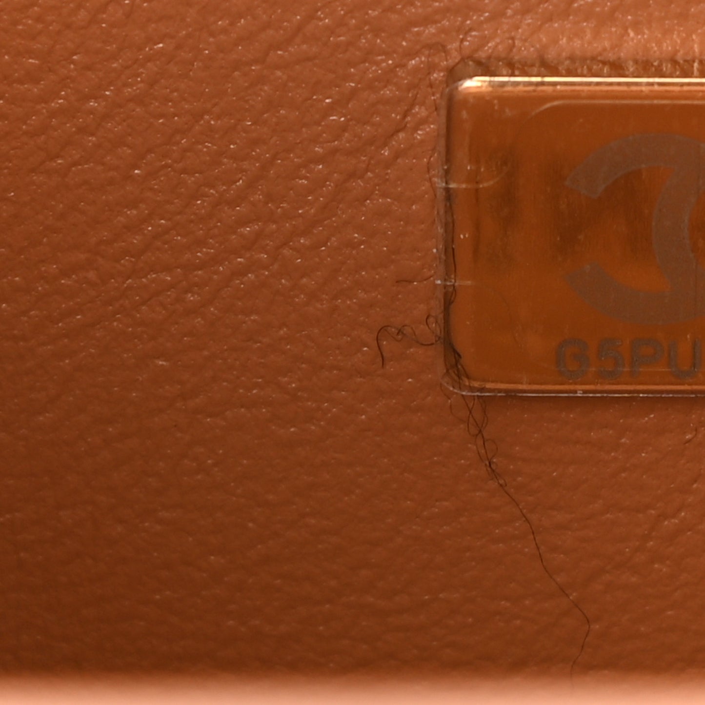 Caviar Chevron Quilted Small Boy Flap Brown