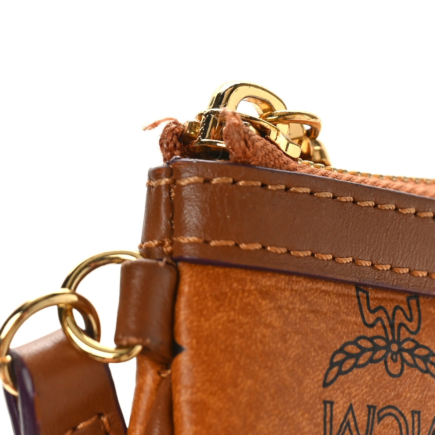 Visetos Liz Shopper Tote Pouch Cognac