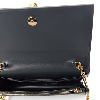 Saint Laurent Smooth Calfskin Classic Monogram Kate Tassel Chain Wallet Dark Leaf 5 of 10