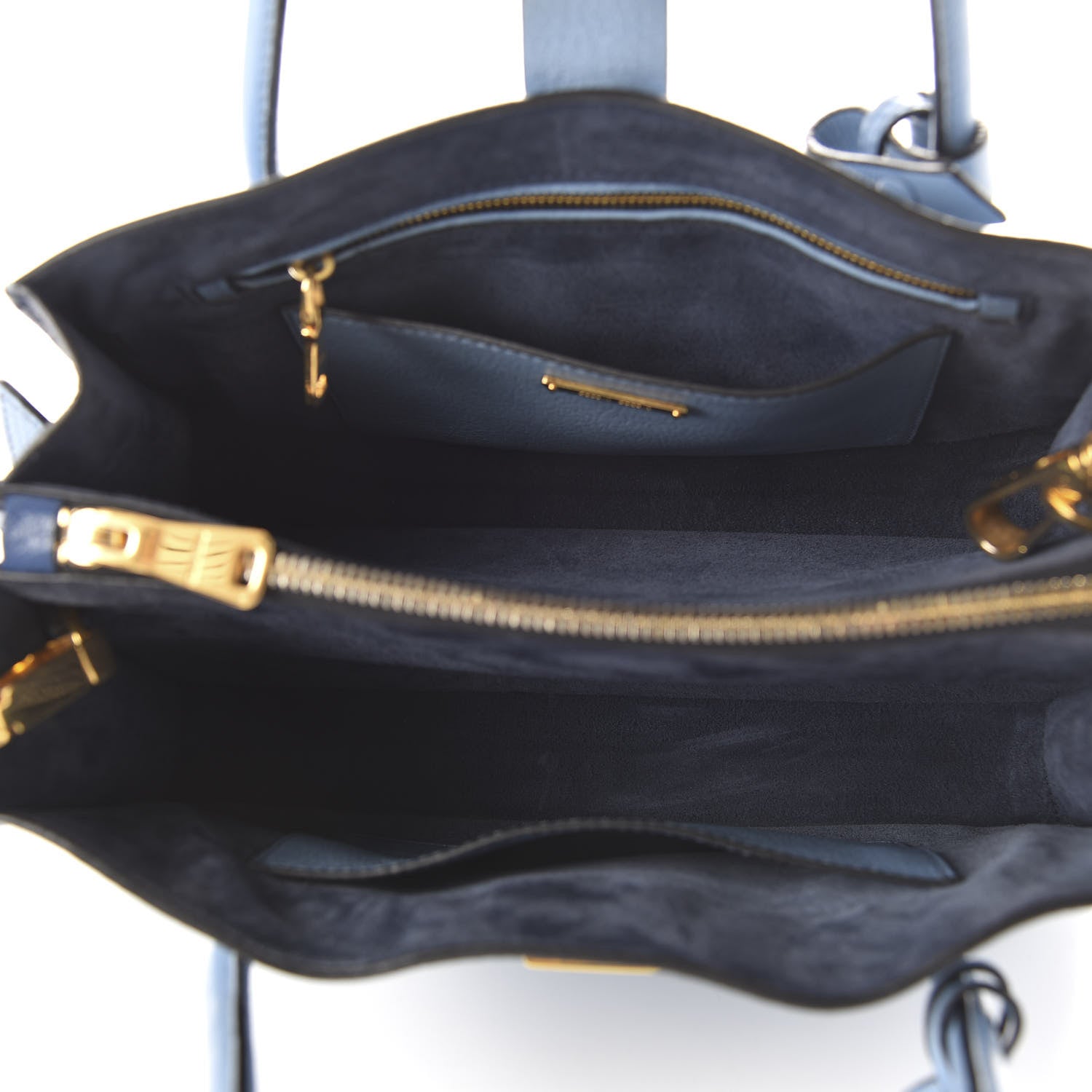 Miu Miu Goatskin Madras Shopping Tote 5 of 9