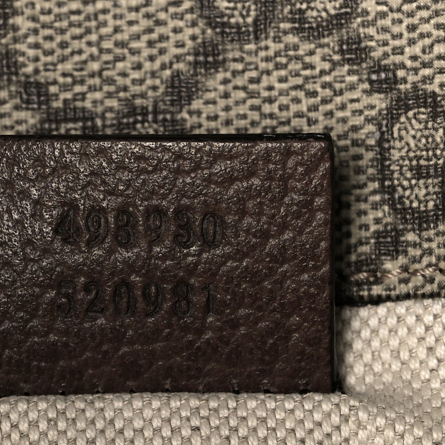 GG Supreme Monogram Neo Vintage Web Belt Bag Brown