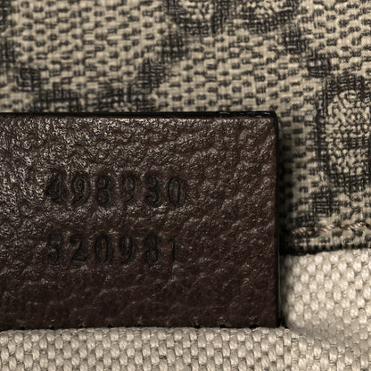 Gucci GG Supreme Monogram Neo Vintage Web Belt Bag Brown 7 of 9