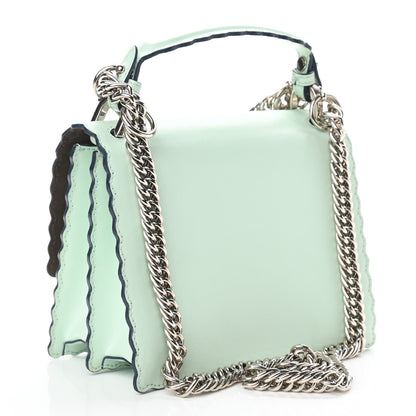 Fendi Vitello Liberty Scalloped Studded Small Kan I Shoulder Bag Fairy Green 3 of 10
