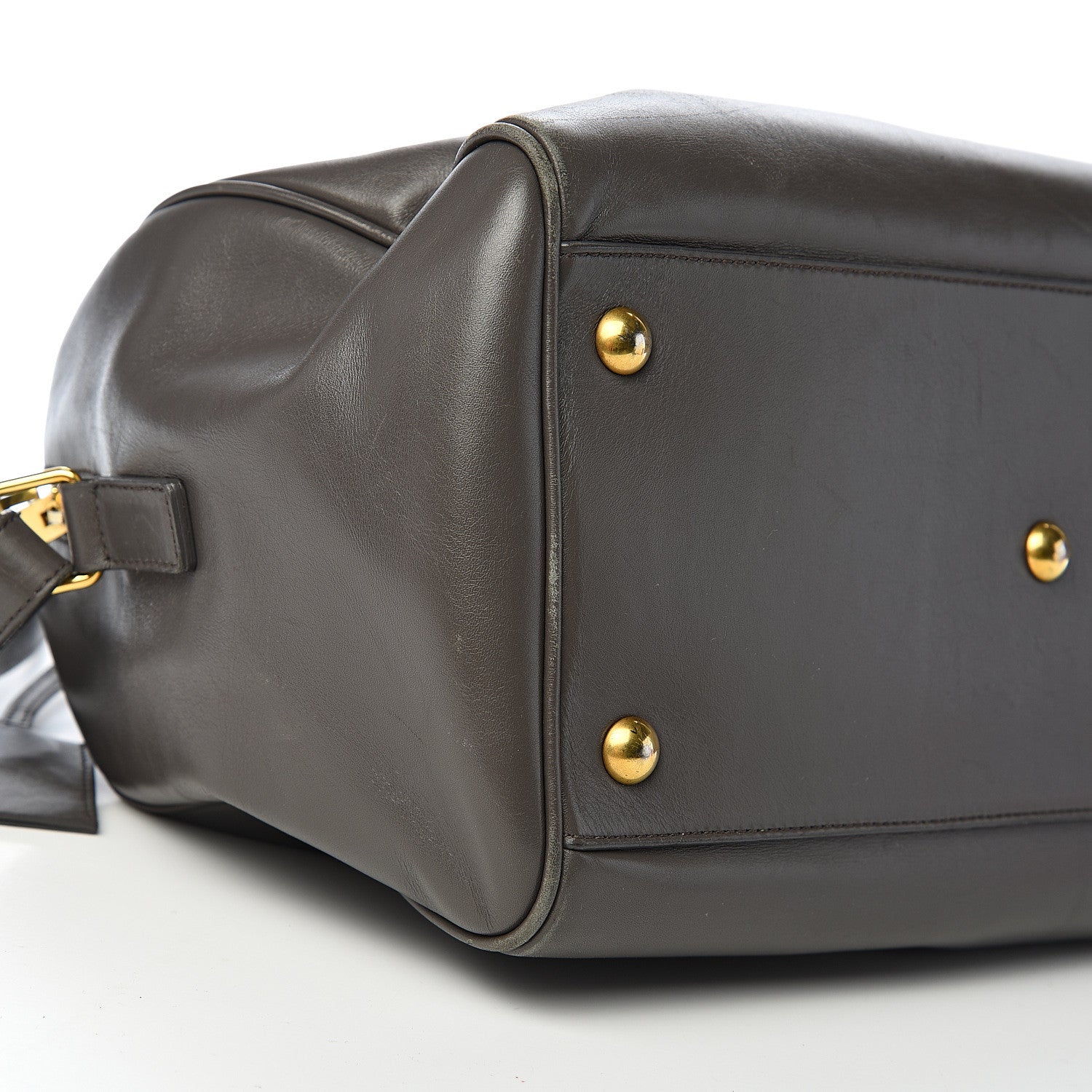 Saint Laurent Calfskin Classic Duffle 6 Earth 10 of 13