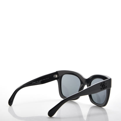 Chanel Mirror CC Sunglasses 5357 Black 4 of 9